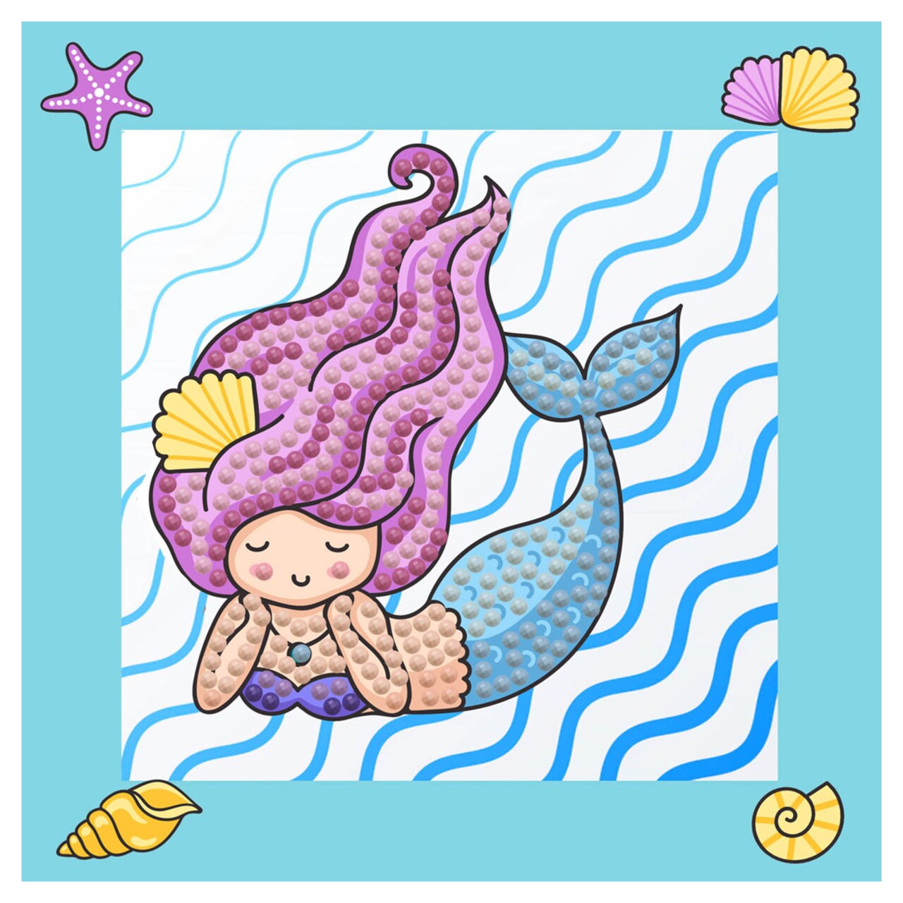 Diamond Dotz Kits - Mermaid Dreams Diamond Painting Artwork Kit Diamond Painting Kits, Diamond Art Kits for Adults, Gem Art, Diamond Art, Diamond Dotz Kits